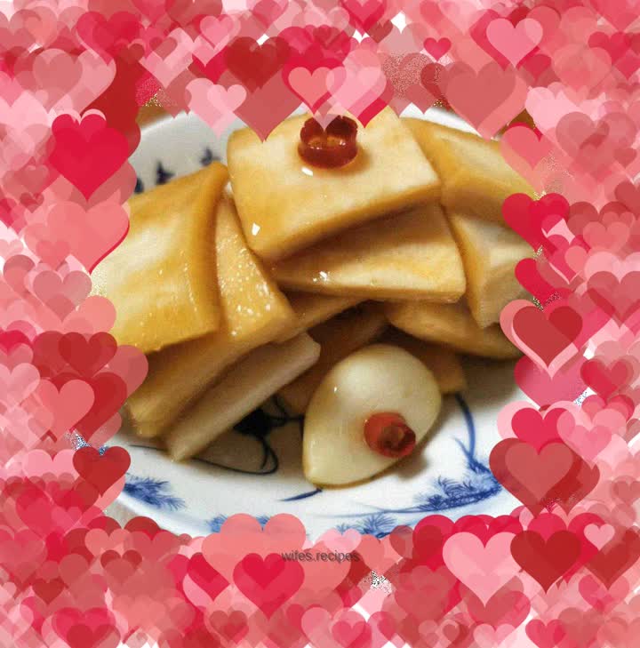 Hot and sour radish skin