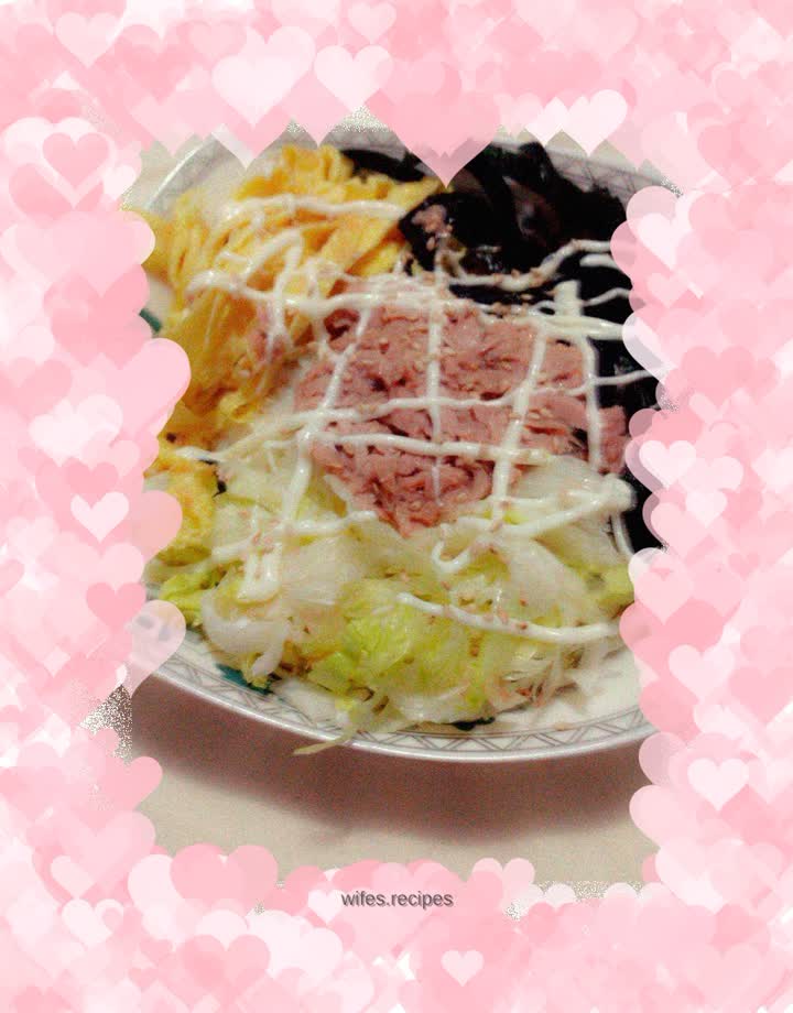 Korean cuisine--Tuna bibimbap