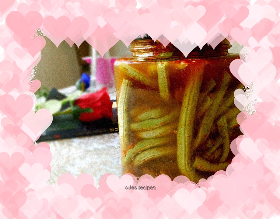 Pickled pickled beans