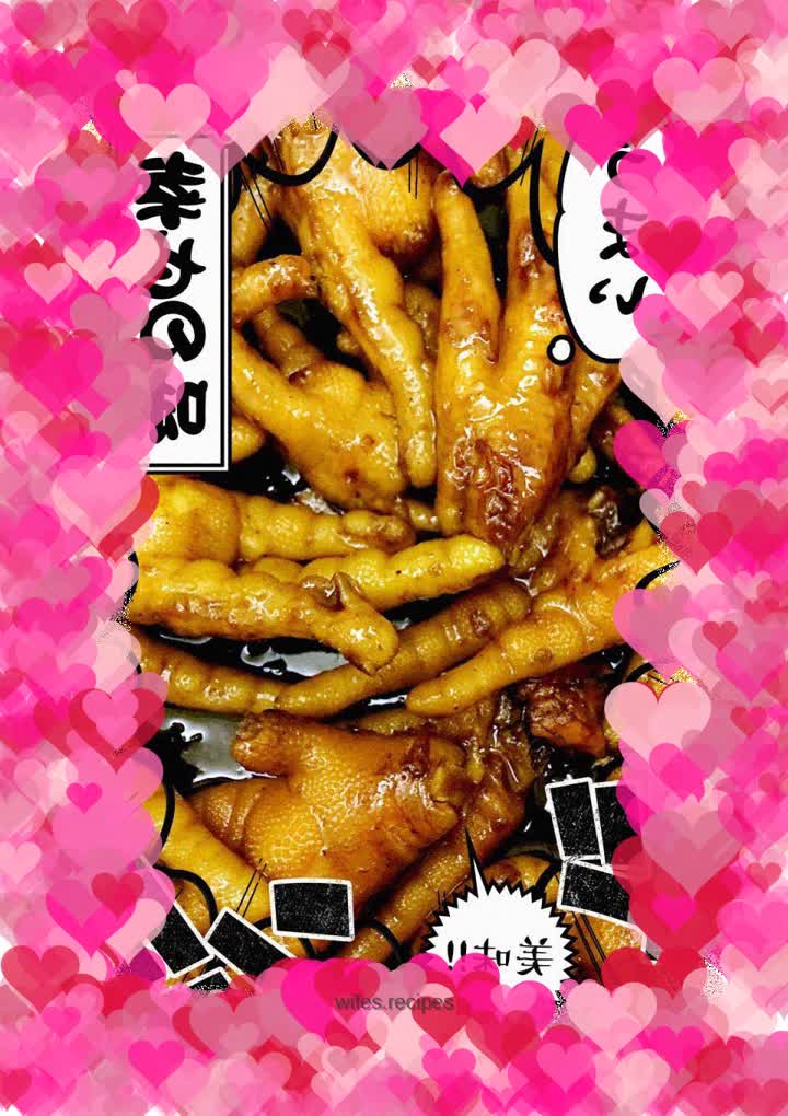 Thirteen-spice caramel braised chicken wings