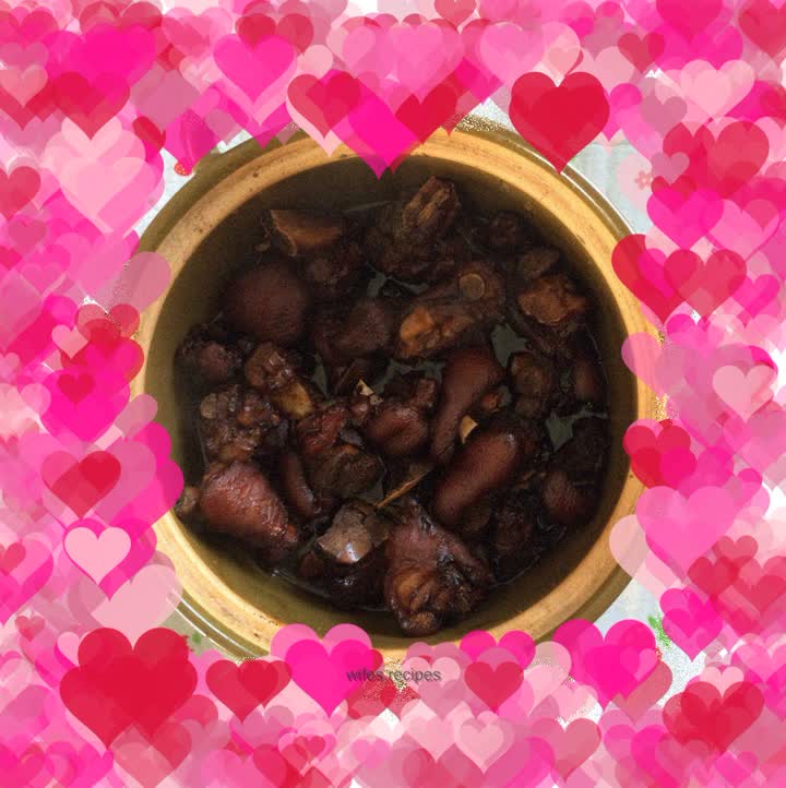 Pork knuckle vinegar