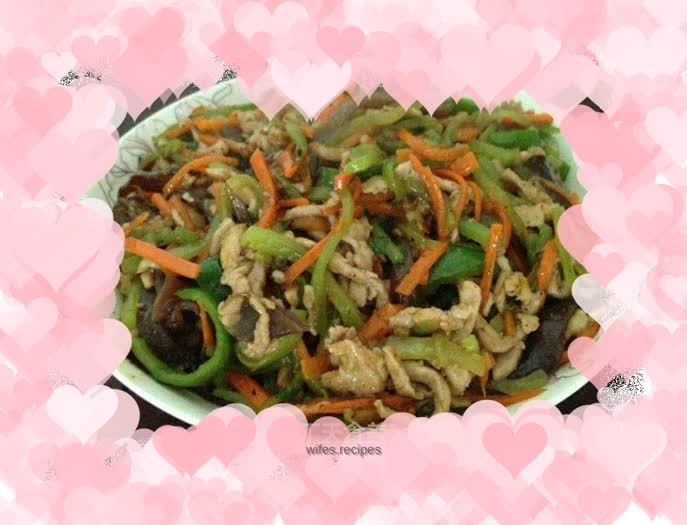 Fish-flavored shredded pork