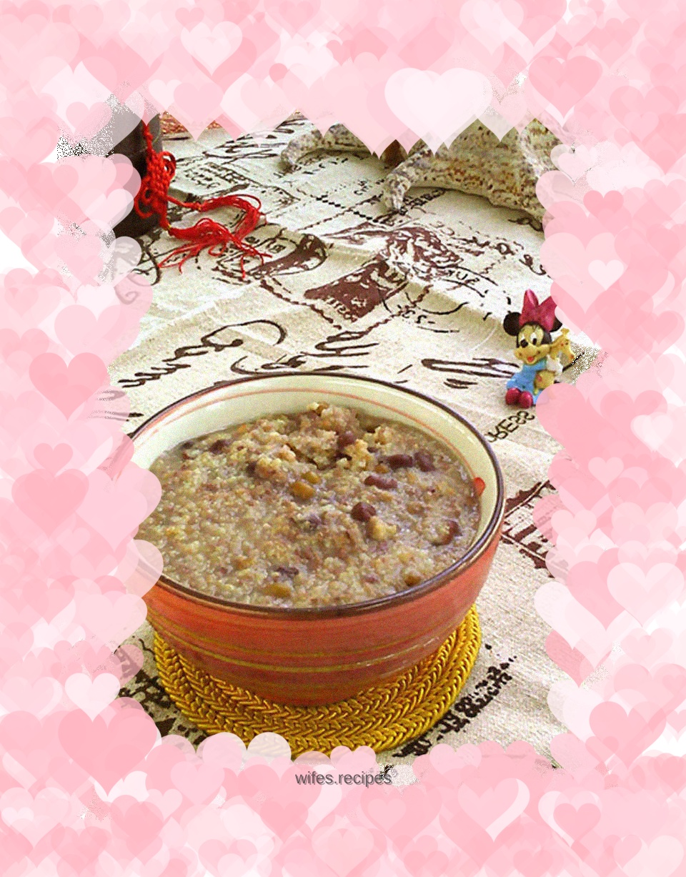 Red and Green Bean Millet Porridge