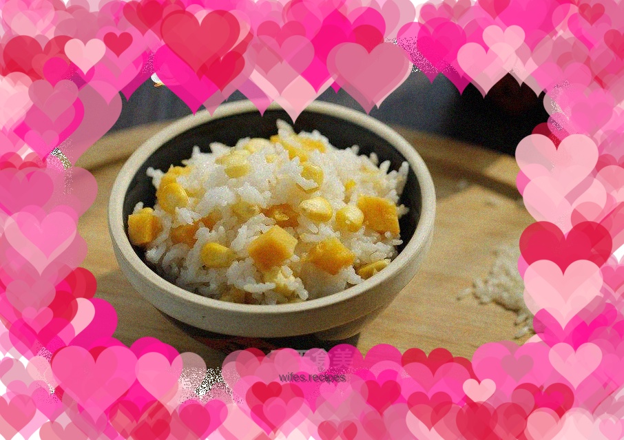 Sweet Potato and Corn Rice