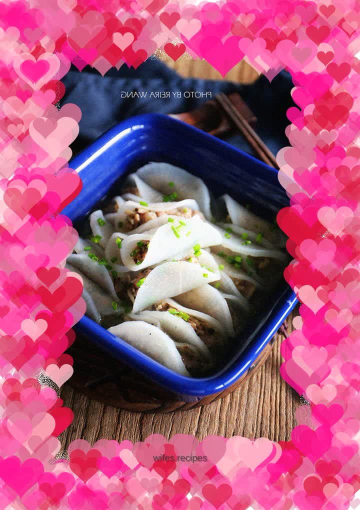 Pork roll with white radish