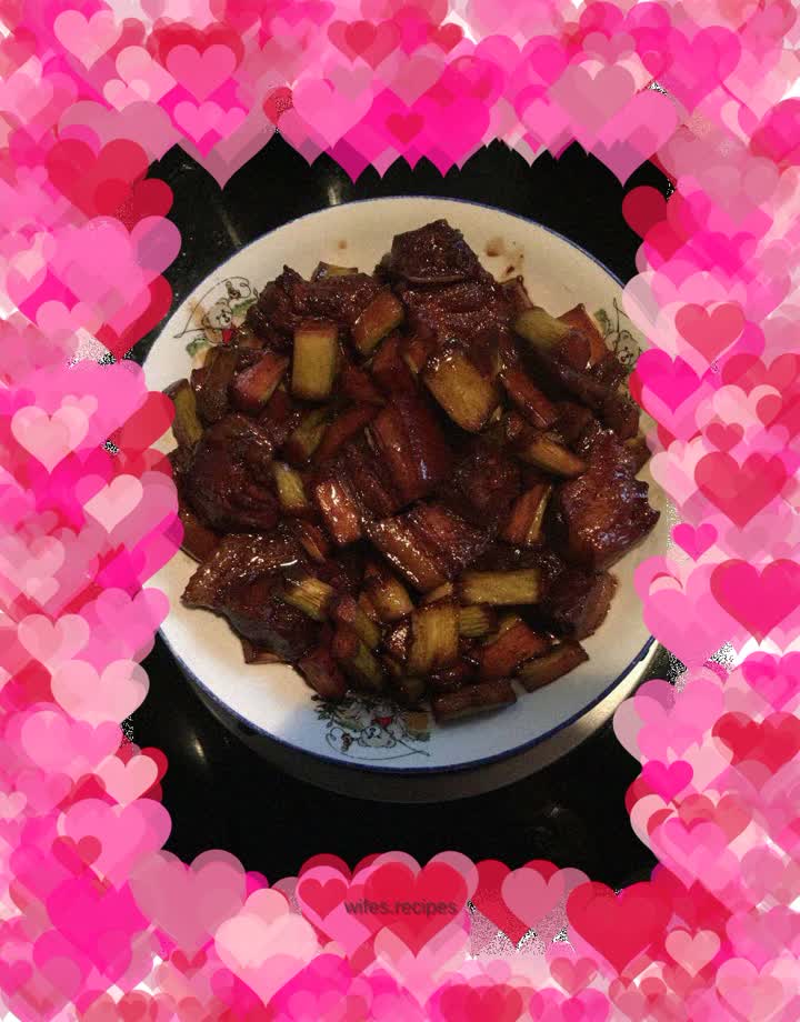 Wild rice braised pork