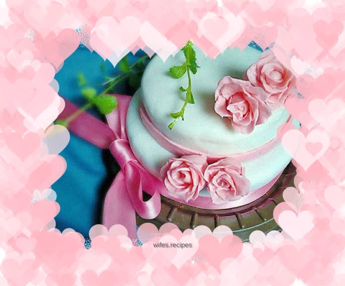 Fondant Double Layer Cake