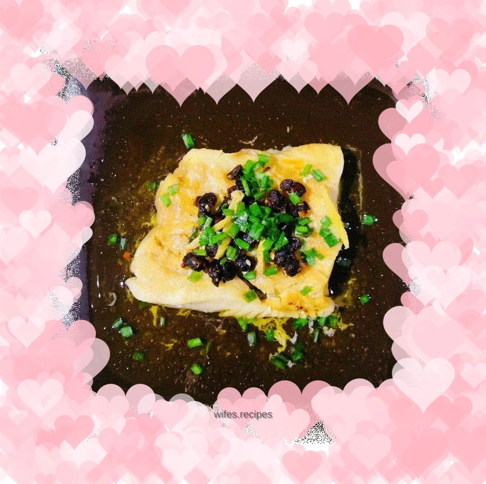 Steamed Cod with Black Bean Sauce