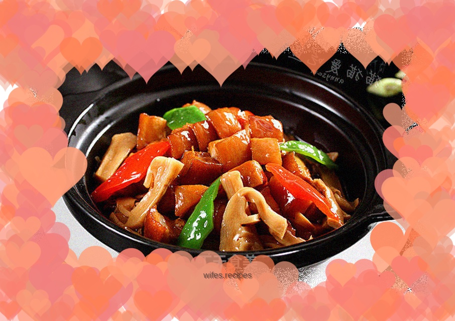 〖Bamboo Shoot Braised Pork Belly〗