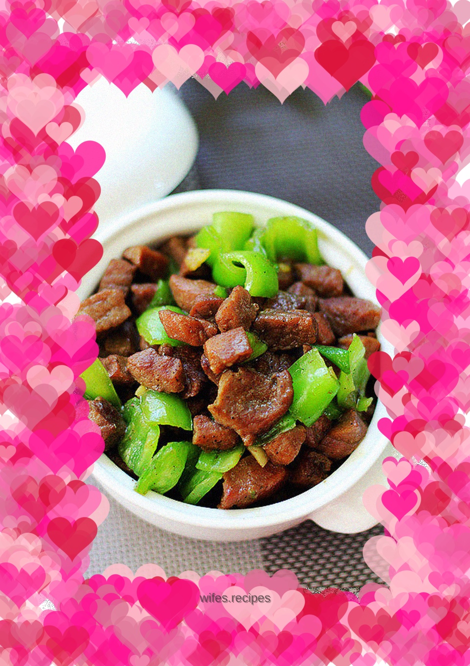 Steak variations---green pepper beef cubes