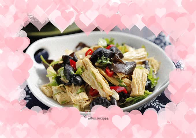 Cold Bean Curd and Fungus