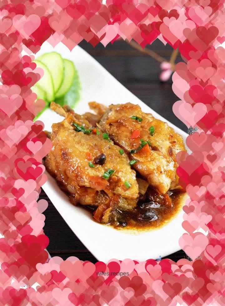 Hairtail fish with soy sauce