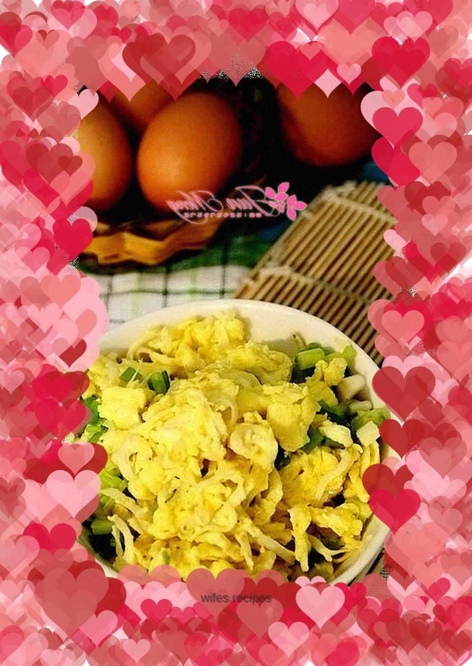 Small whitebait scrambled eggs