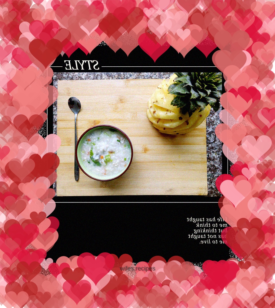 Preserved egg and lean meat porridge