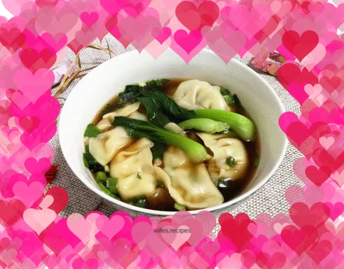 Cabbage, fresh meat and sour soup dumplings