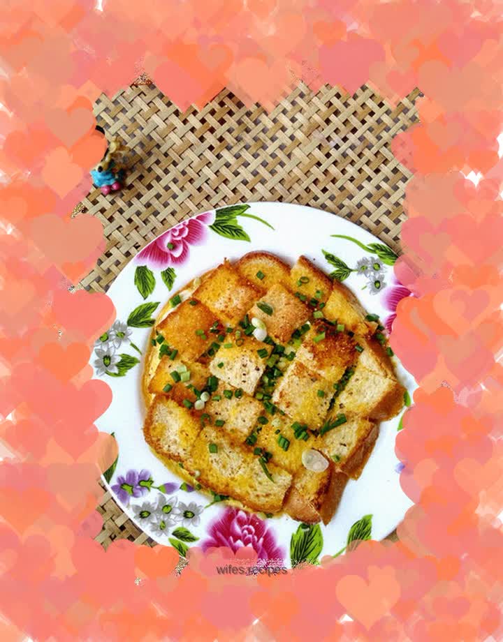 Whole wheat toast egg pancake