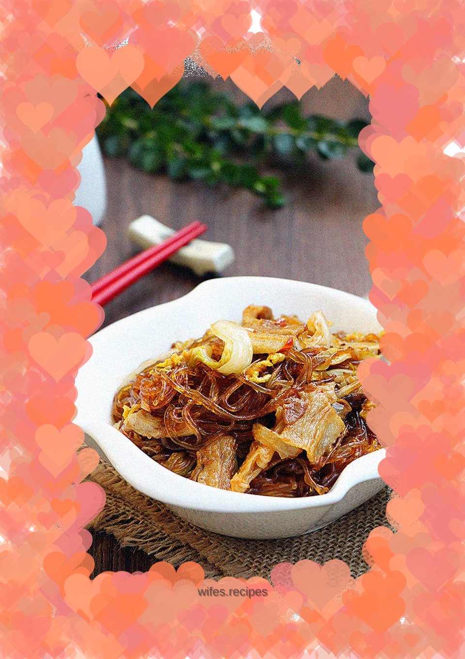 Braised Vermicelli with Baby Cabbage