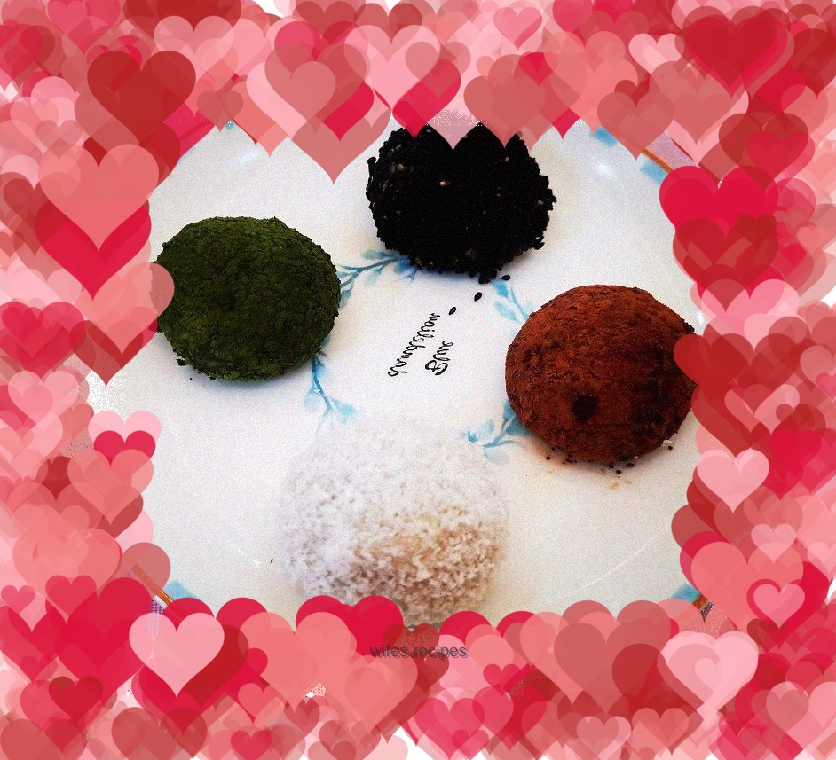 Colorful glutinous rice balls