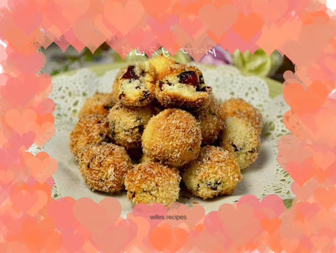 Cranberry Coconut Balls