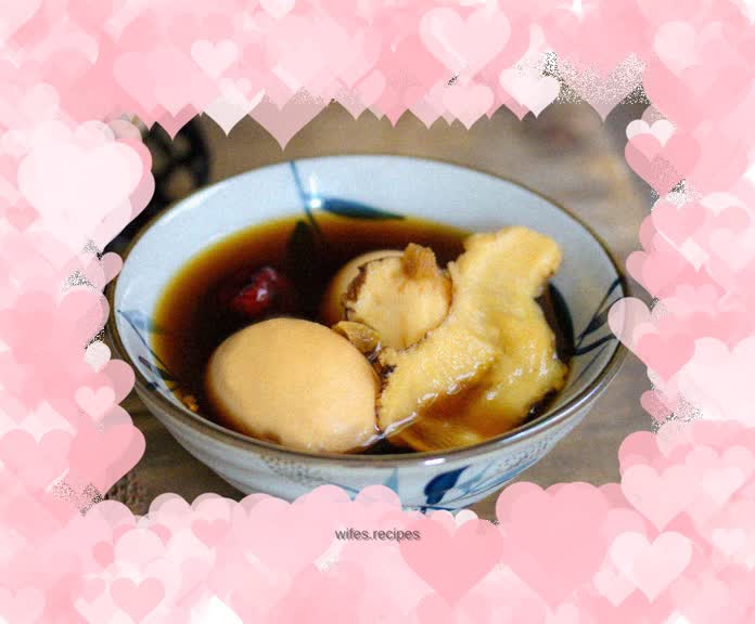 Angelica, egg, brown sugar water