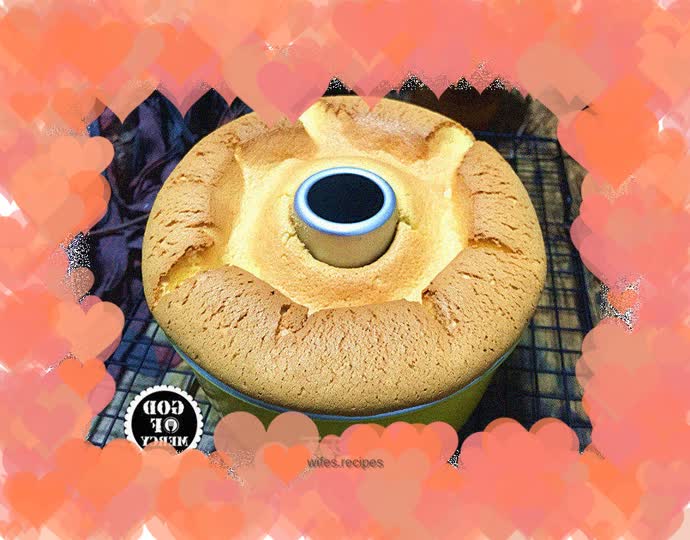 Yogurt chiffon cake