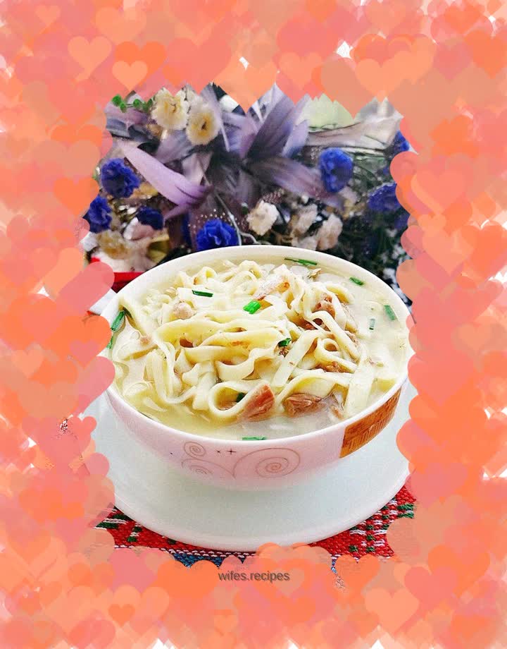 Hand-rolled egg noodles