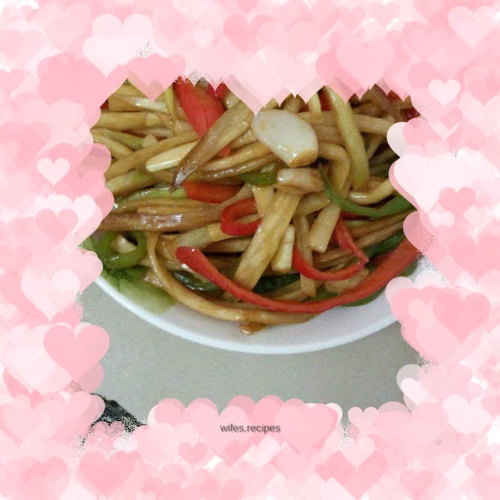 Wild Rice with Double Pepper Oyster Sauce