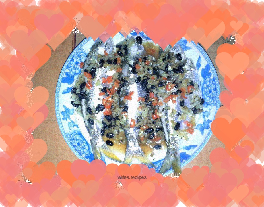 Steamed yellow croaker with black bean sauce