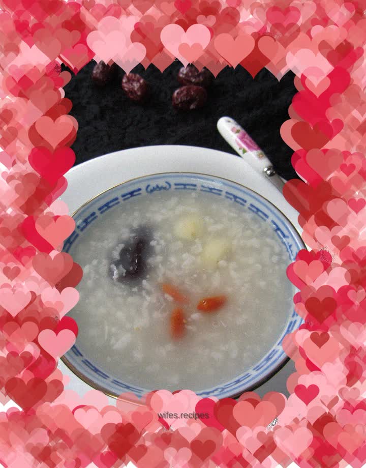 Wolfberry Lily Glutinous Rice Porridge