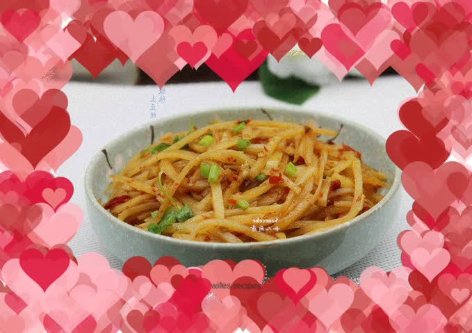 Hot and sour potato shreds