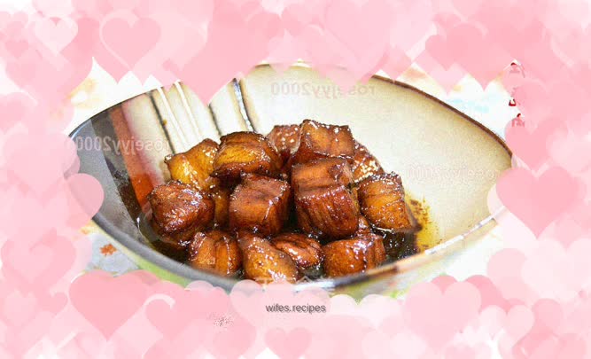 Simple version of braised pork