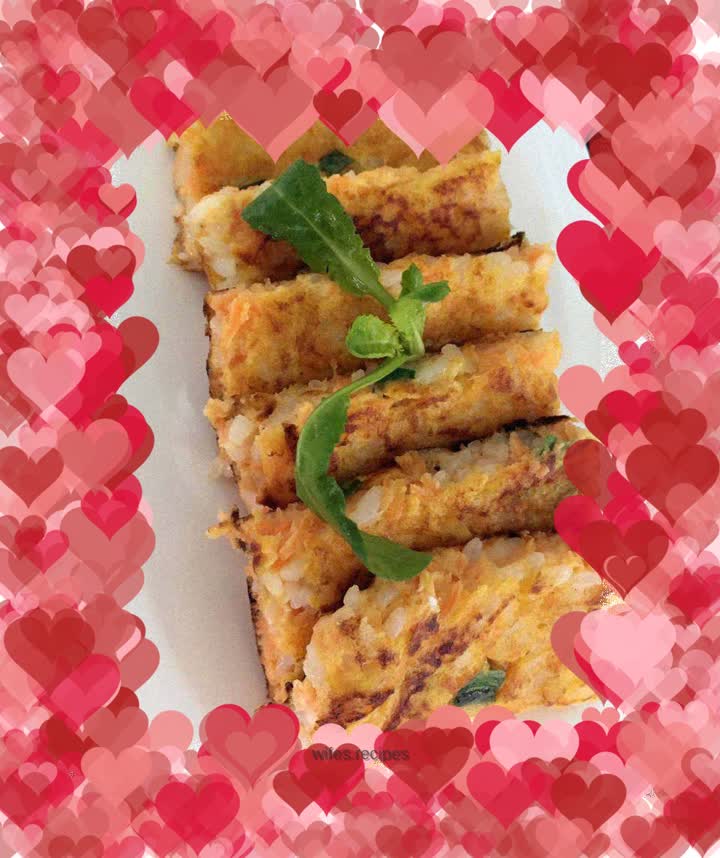 Leftover Carrot Egg Pancake