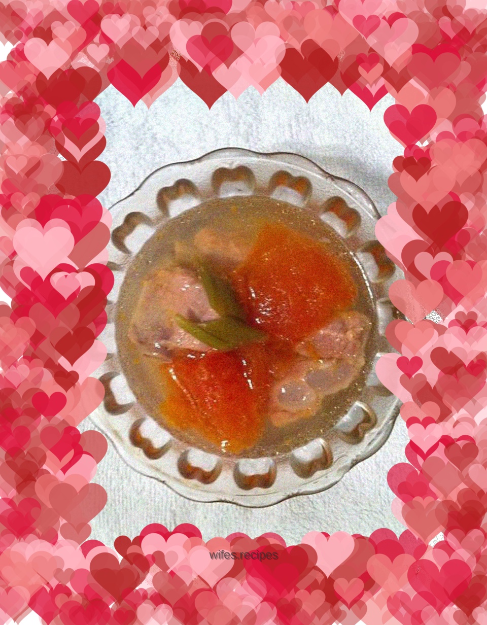 Tomato pork ribs soup