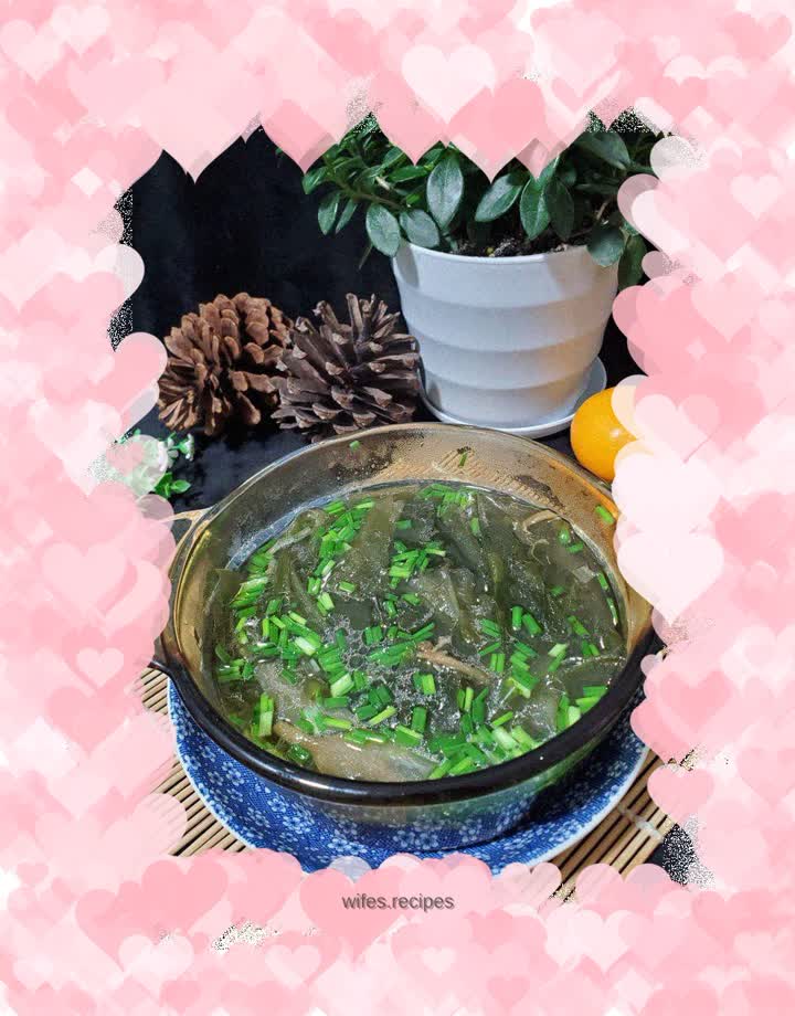 Stewed kelp sprouts