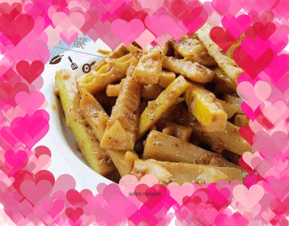 Roasted garlic bamboo shoots