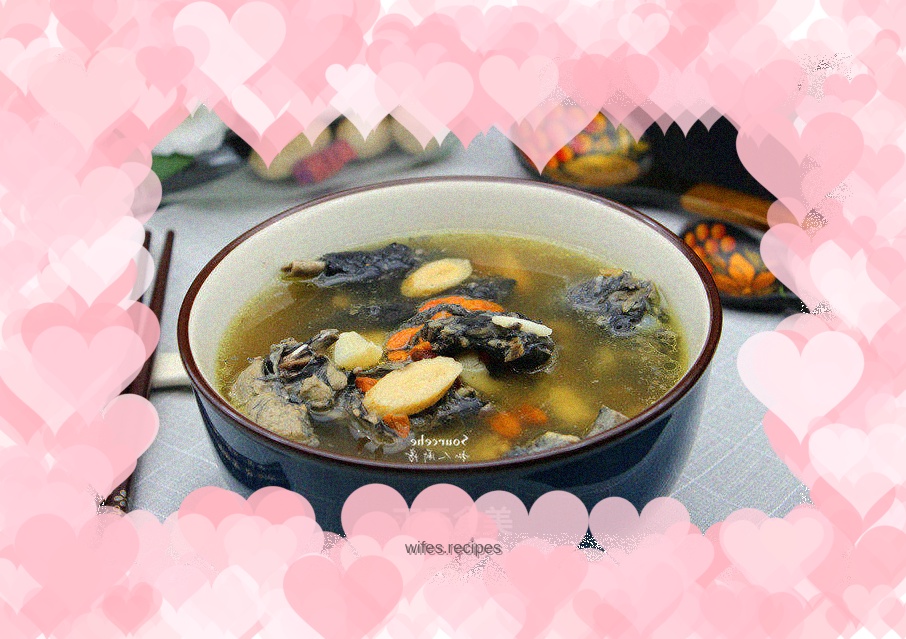 Four-color chicken soup to warm up in winter