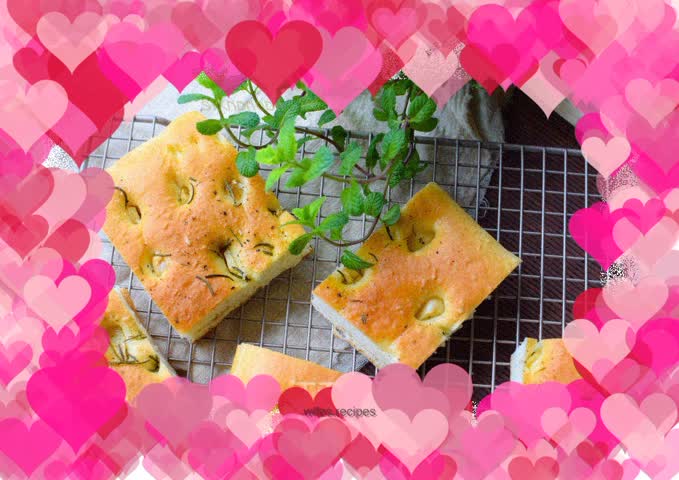 Easy and easy to make focaccia bread that the whole family loves