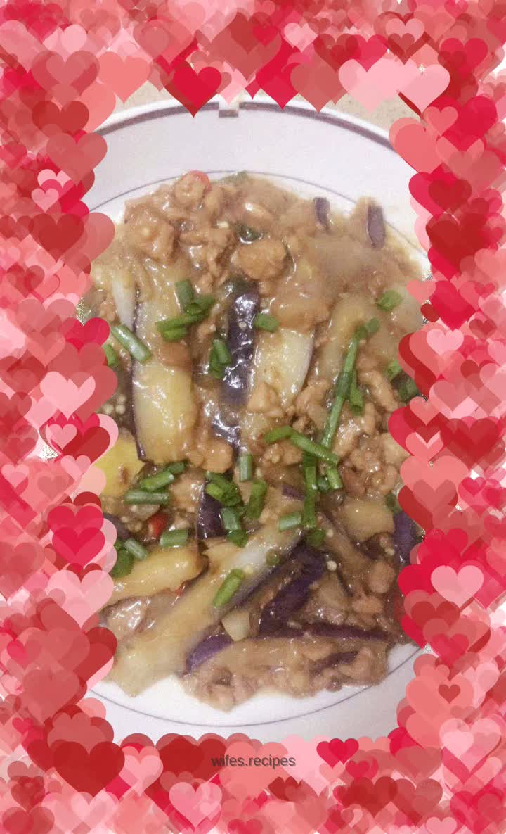 Eggplant with minced meat