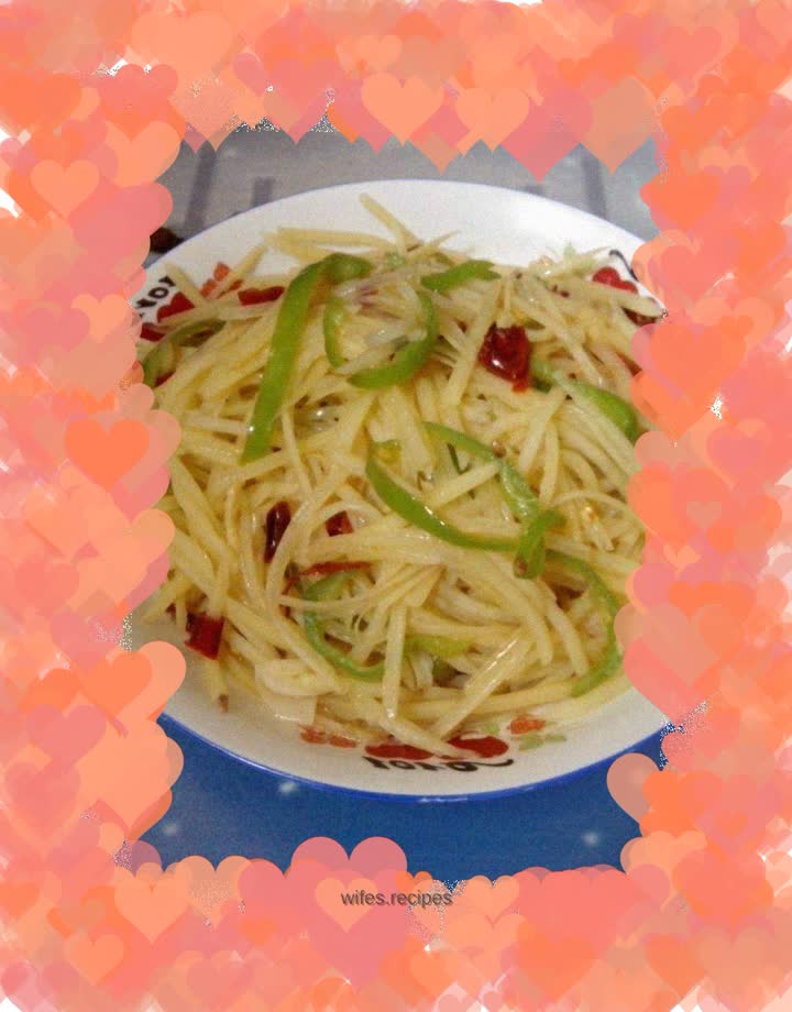 Hot and sour potato shreds