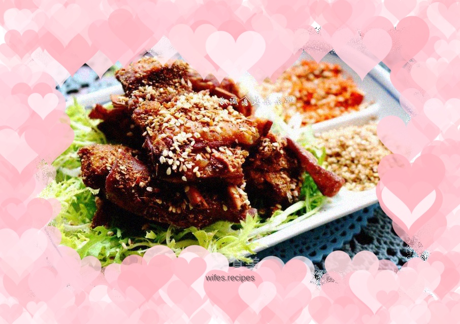 Delicious lamb chops as a side dish