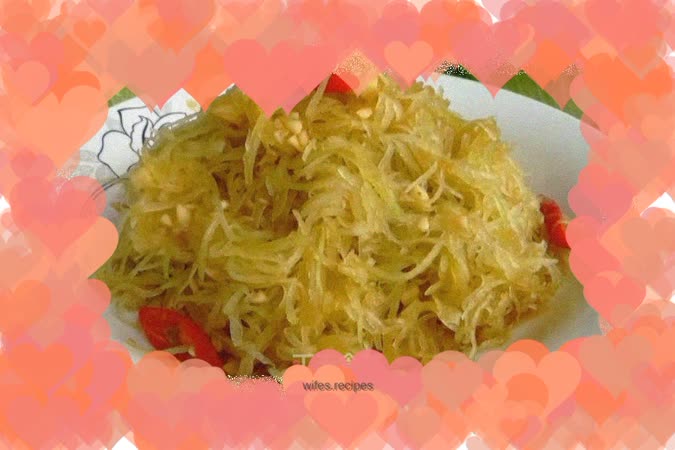 Cold Shredded Papaya