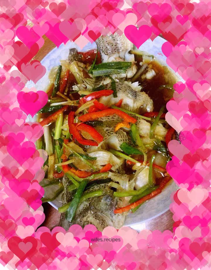 Super simple steamed seabass