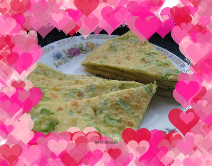 Bitter melon pancakes for breakfast