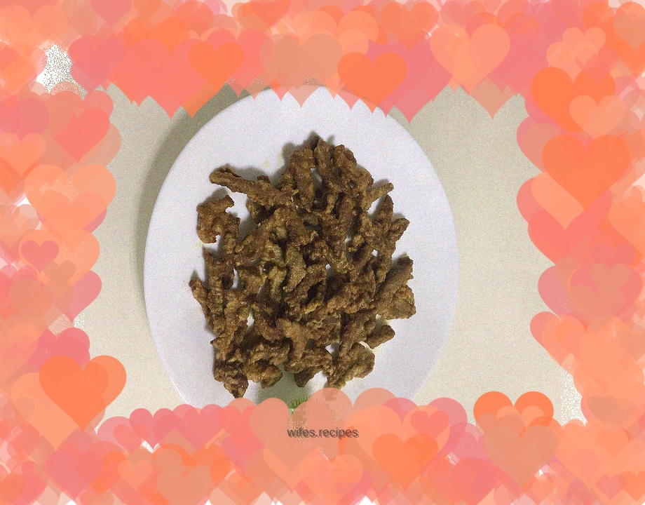 Dry fried tenderloin