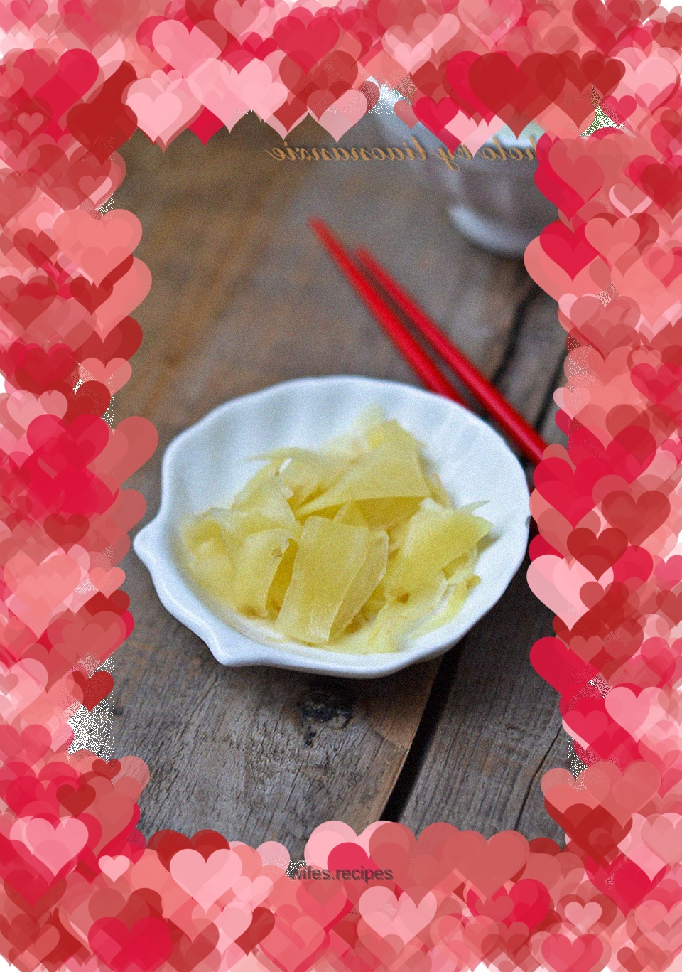 Sweet and sour ginger