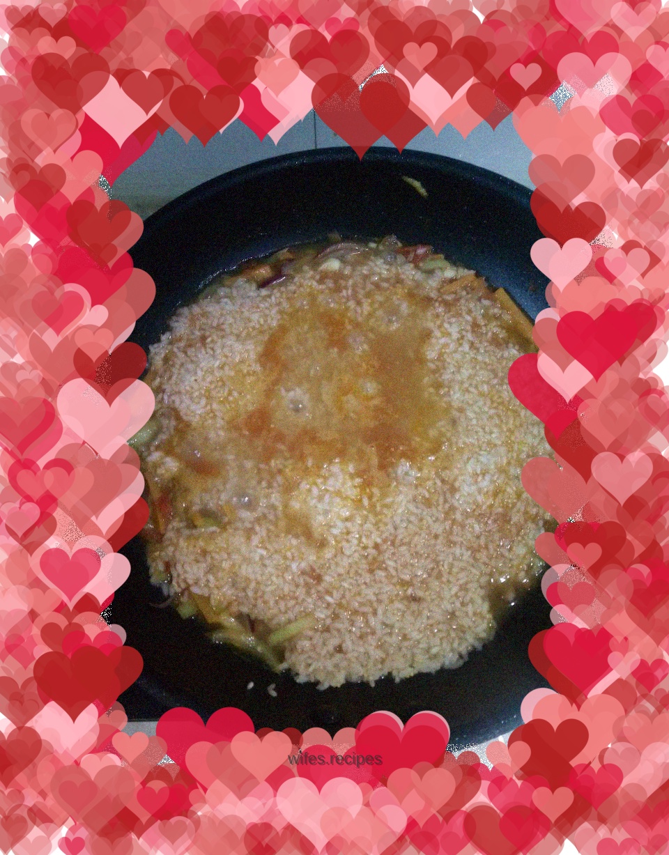 Lazy man stewed rice