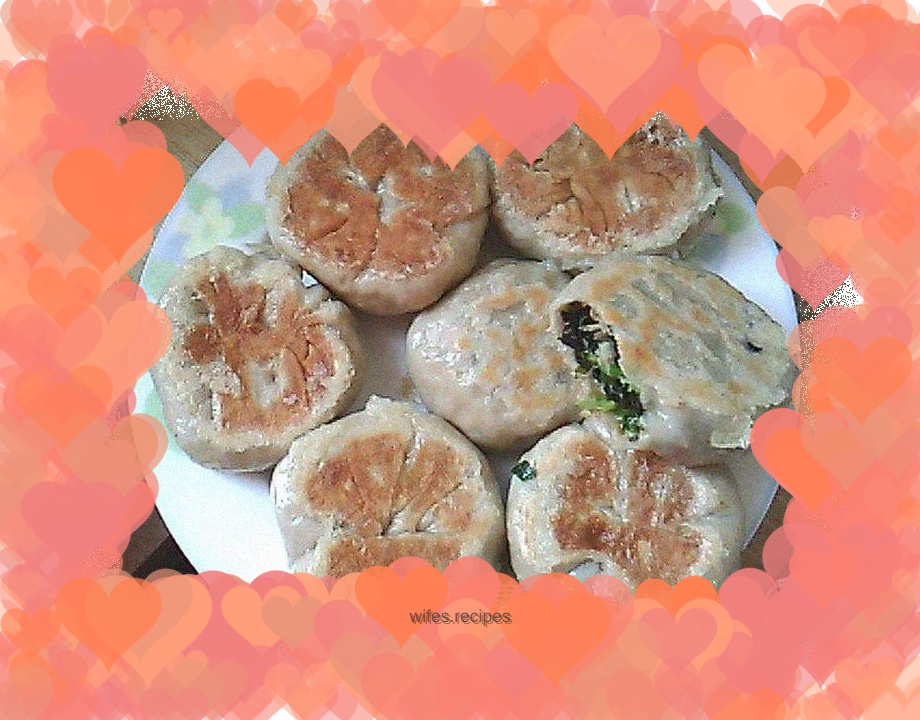 Vegetarian stuffed fried buns