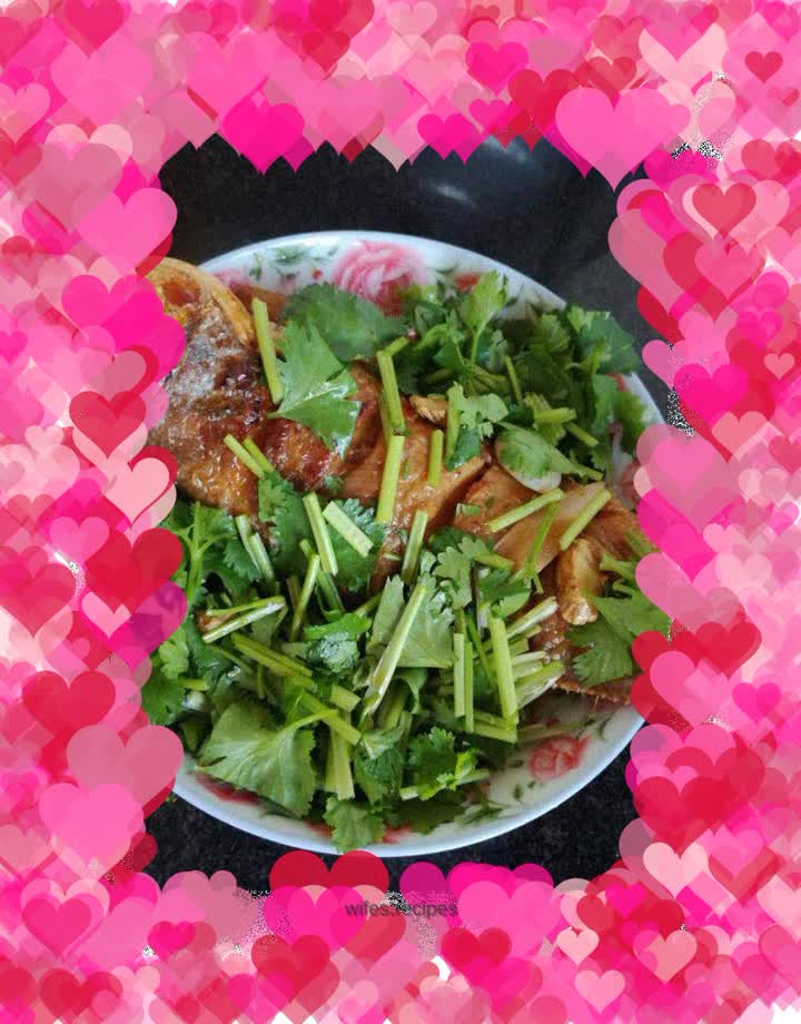 Home cooked yellow croaker