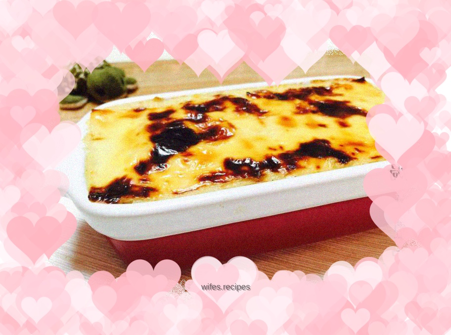 Cheese Bacon Baked Mashed Potatoes