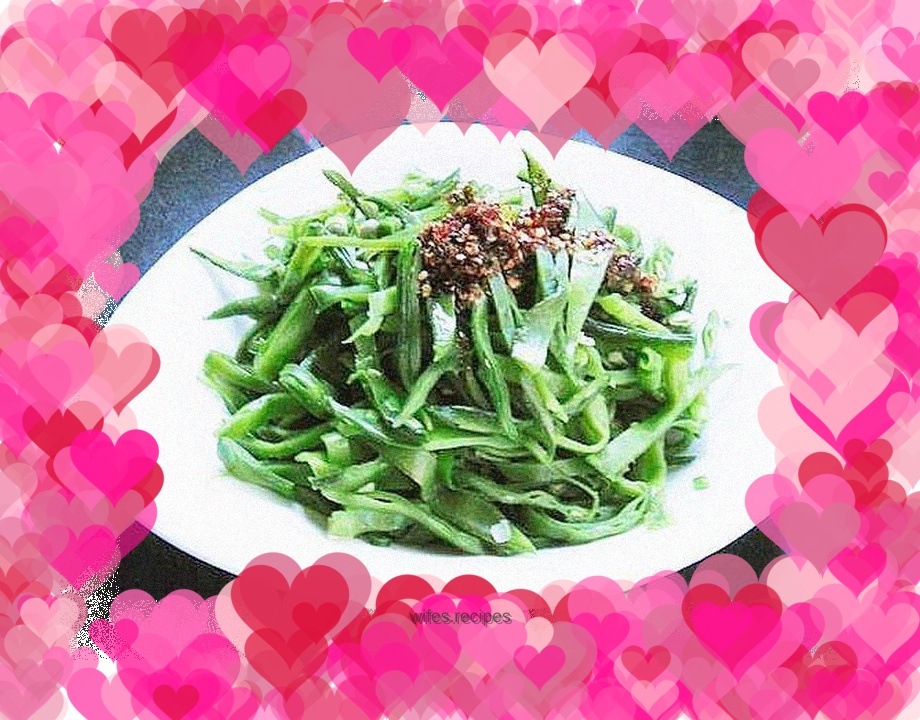 Shredded lentils with sesame flavor